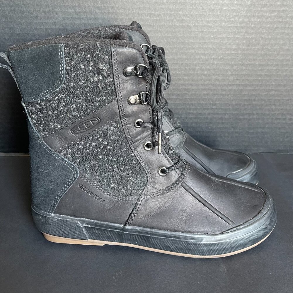 KEEN Elsa II Ankle Quilted Waterproof boots, 7.5